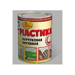 Мастика битумно-каучуковая 1 л Новбытхим, гидроизоляционная