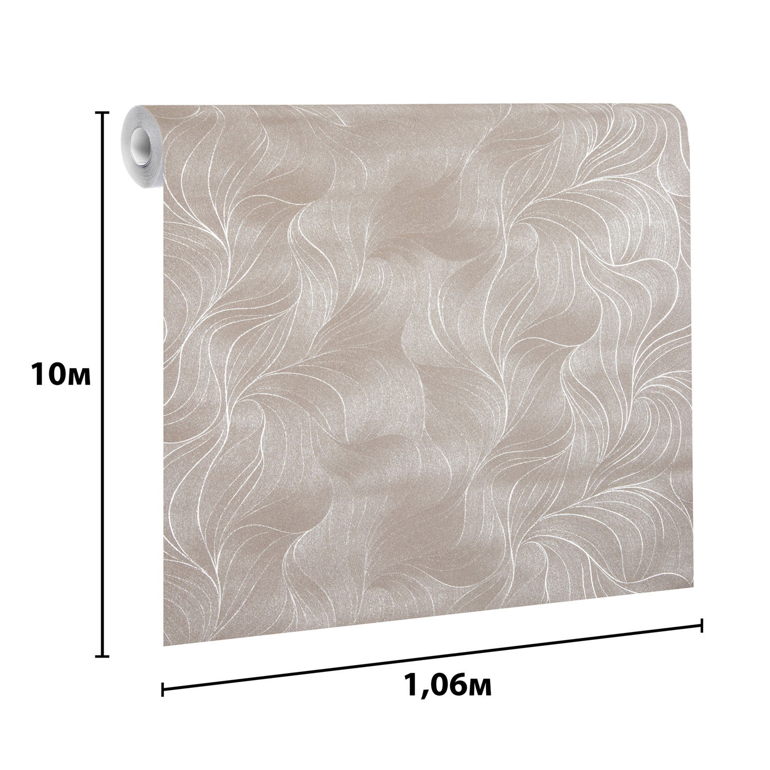 Обои  флиз. "Эрисманн" Dolce (беж.) 61044-05 10.05х1.06м *6