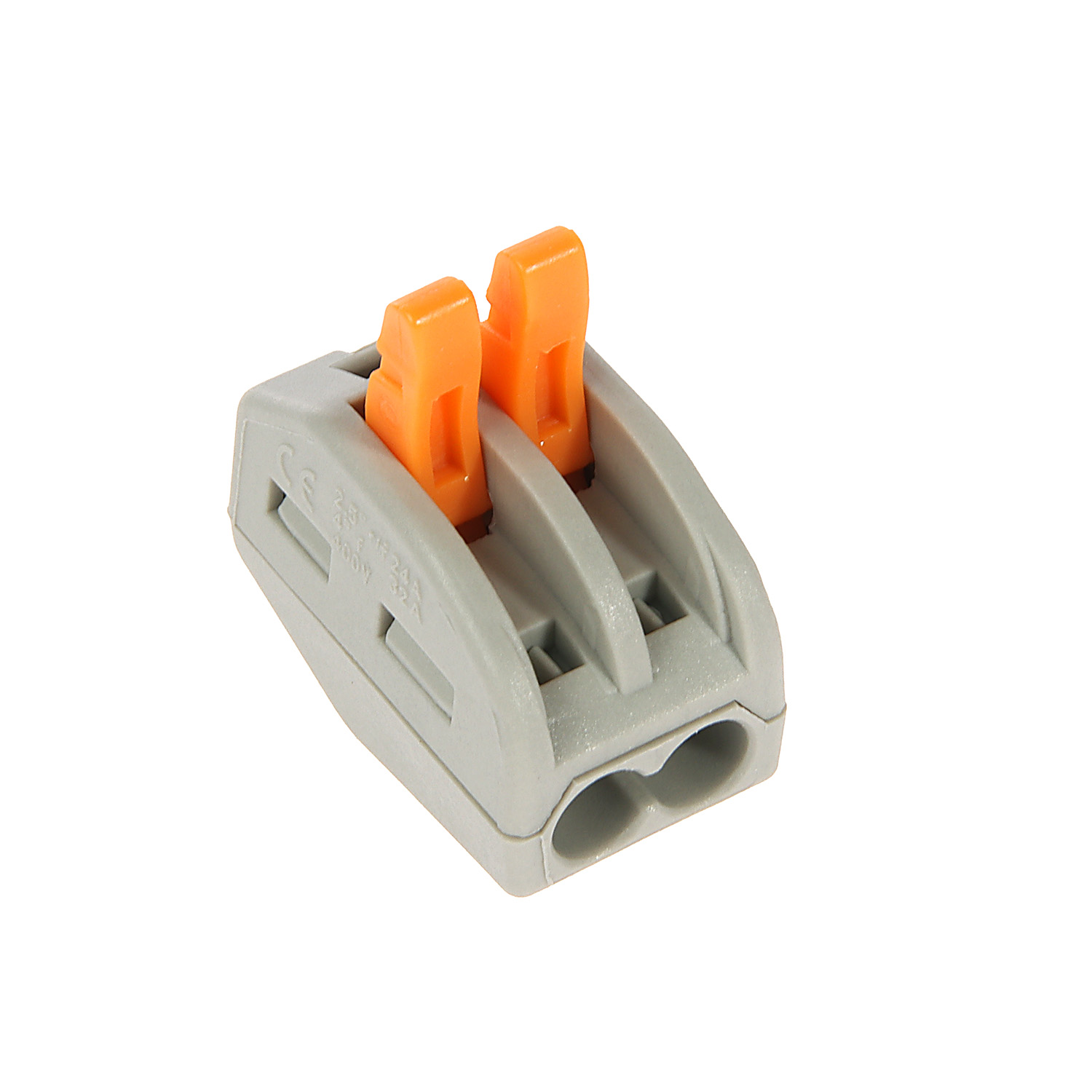 Клемма соединительная 5 конт. с рычажками  0,08-2,5мм2 (в уп20шт) Б0057071 * 1/4