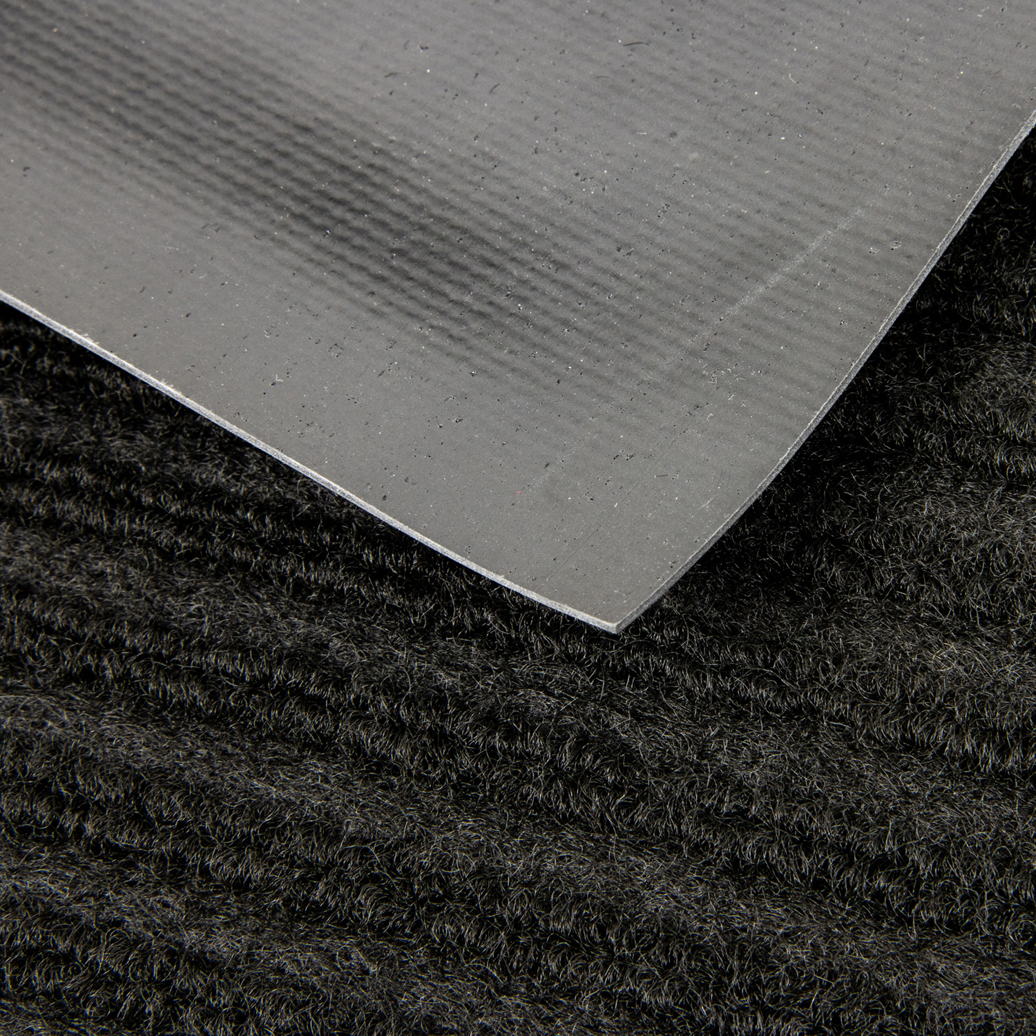 Коврик влаговпитывающий 60*90 см ребристый черный "KOVROFF" (арт.20301) *1/10 (ДЮ181)