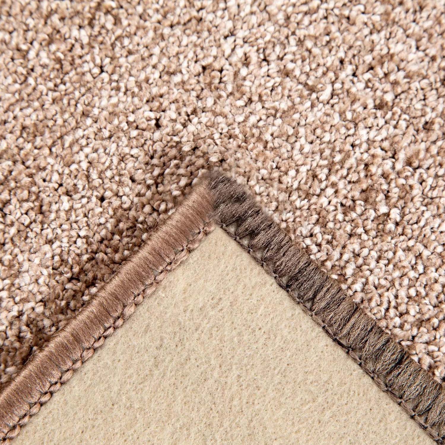 Дорожка Фризе Тафтинг Карнавал ft/4p/kr серо-коричневый 1.0м