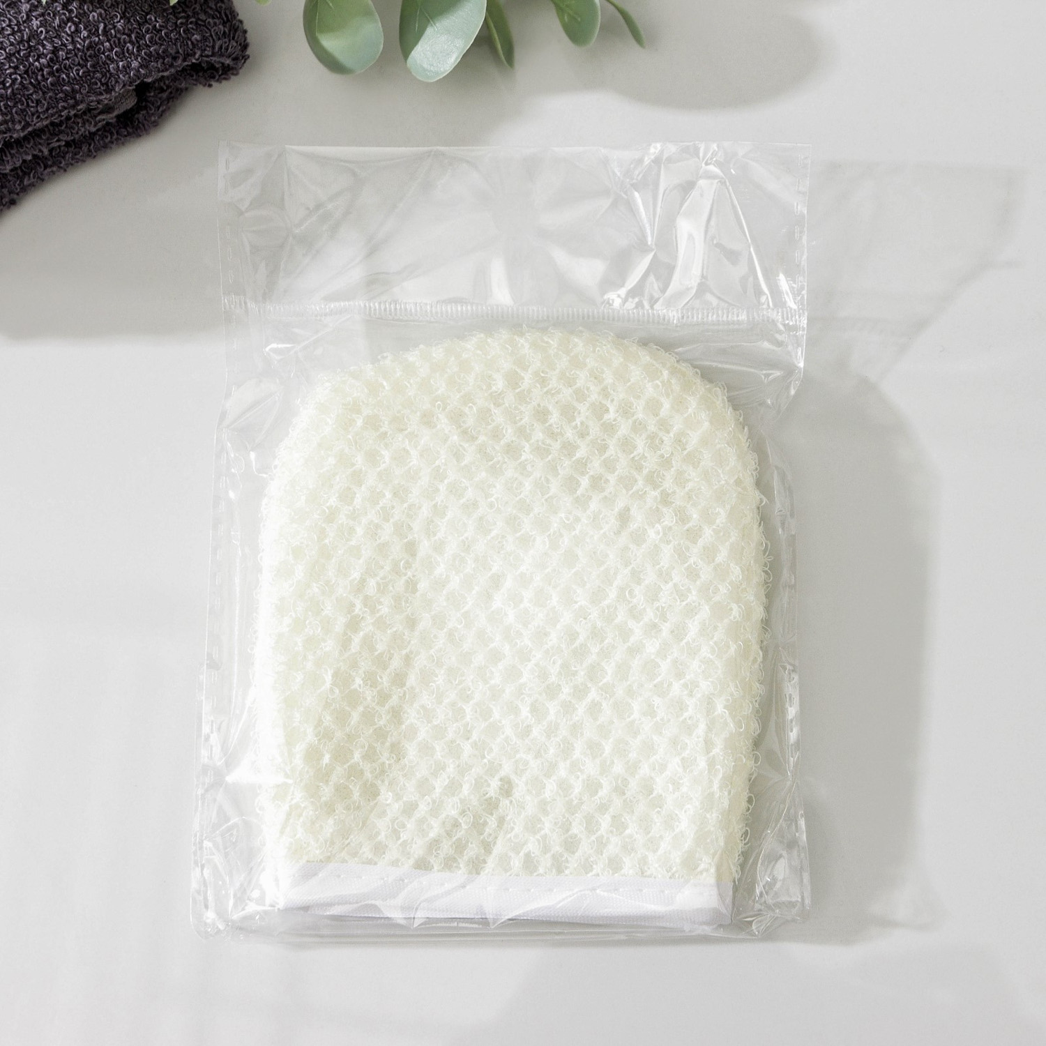 яяяМочалка для лица, 9х10 см 7529941