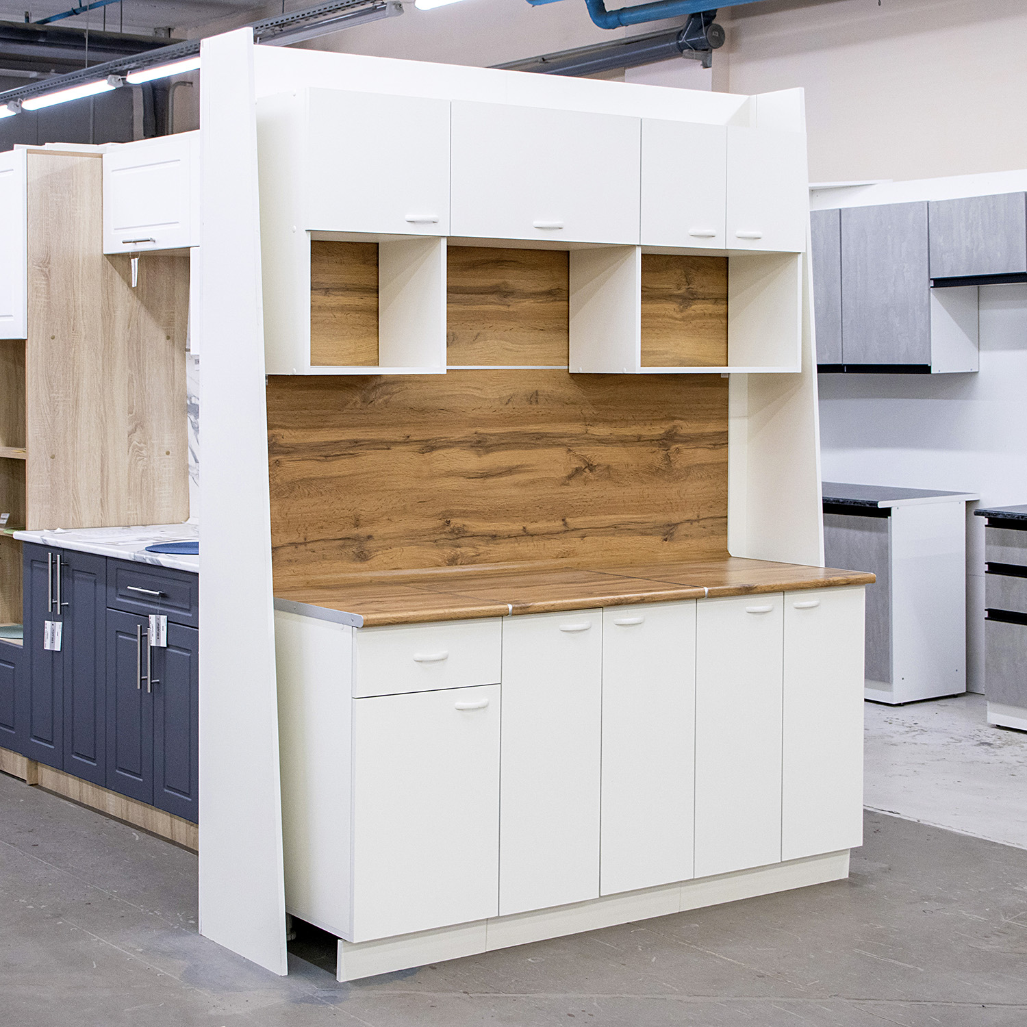 Кухонный гарнитур модульный BROZEX-WOOD Liberty, 6 предметов, 1.6 м