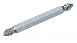 Бита крестовая PH2*PH2*65 (2 шт) магнитная 2-хсторон.хвостовик1/4"Е (B422-21-06522G) NovoCRAFТ *1/25