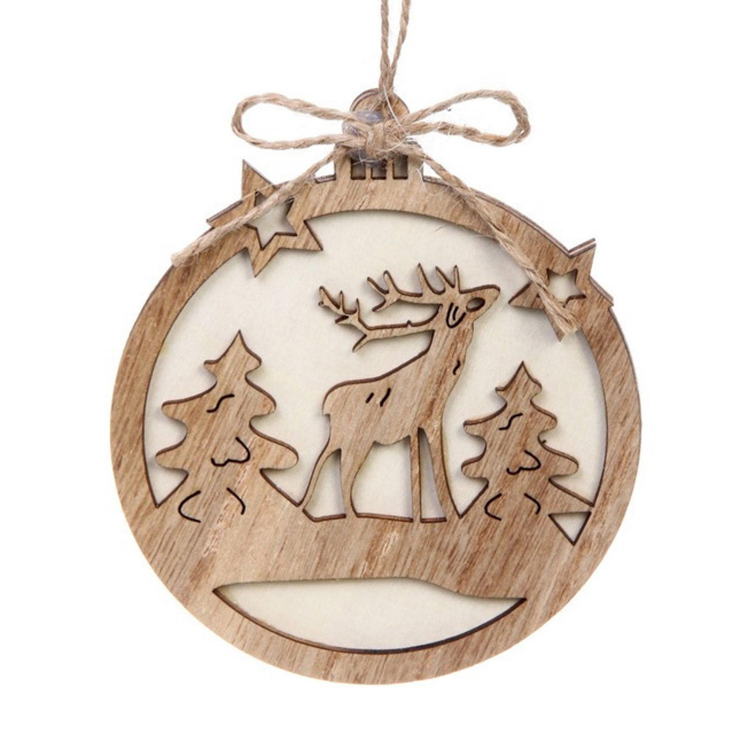 Подвеска "Снежинка - Лес" 10*11 см Подвеска "Снежинка - Лес" 10*11 см