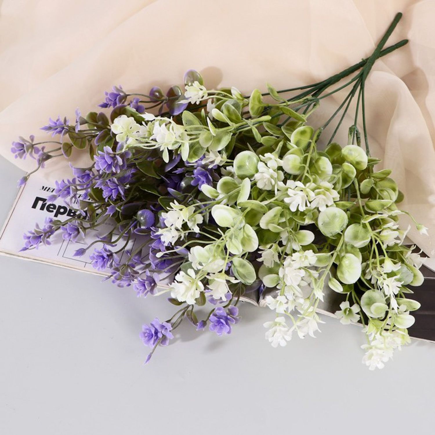 Букет "Фиалка галант" 30 см, микс  9913274