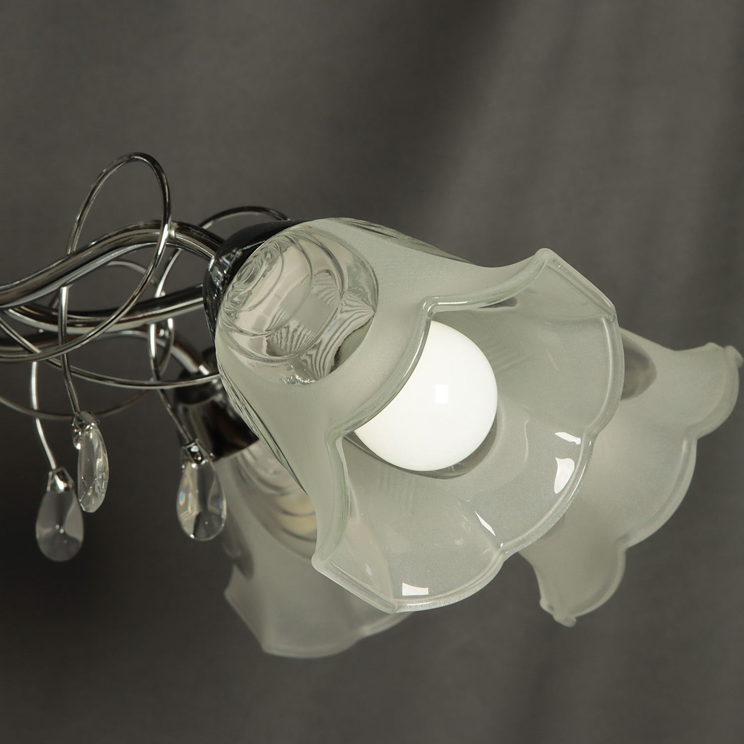 Люстра De City 372015108, Е14, 8 ламп, 40 Вт, цвет хром