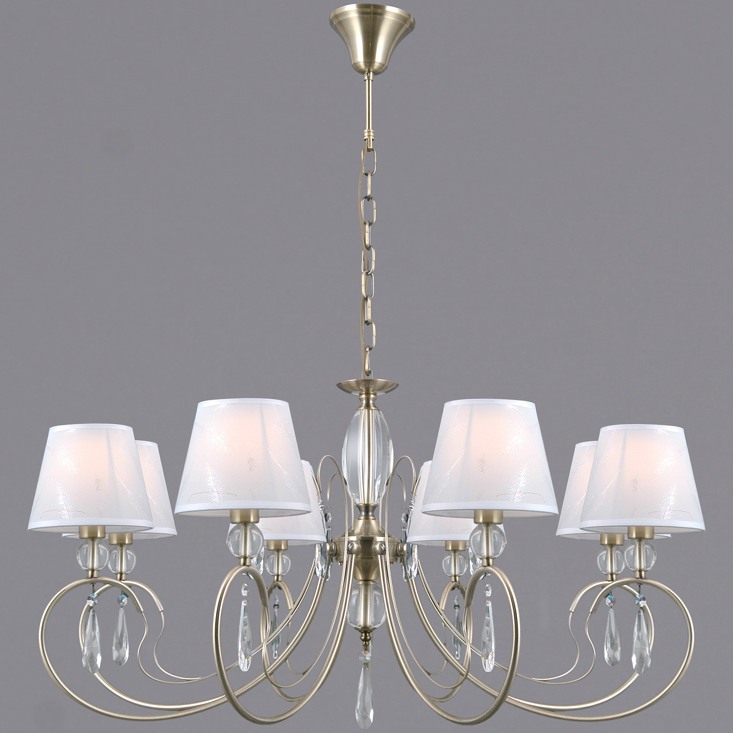 Светильник потолочный IL0193-8PSQ-24 AB CASTOR  8*40W E14 S=48м2  *1