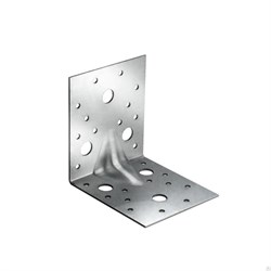 Уголок крепежный равносторонний усиленный 105х105х90х2мм KUU-105х90 *50 Уголок крепежный равносторонний усиленный 105х105х90х2мм KUU-105х90 *50