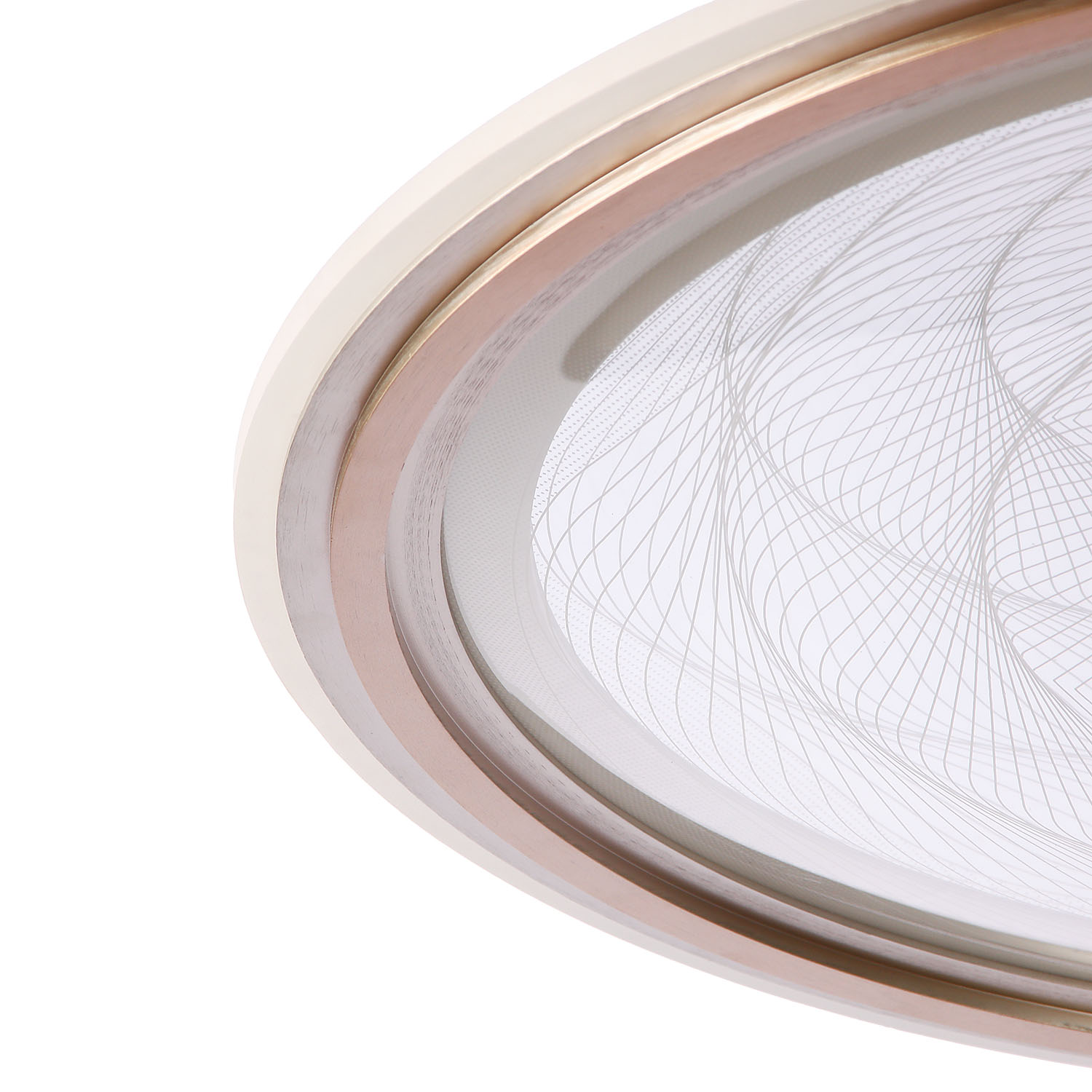 Светильник подвесной светодиодный 9260 H/130W gold 530 мм 3 реж., пульт S=25м2  VERNER LIGHTING *1