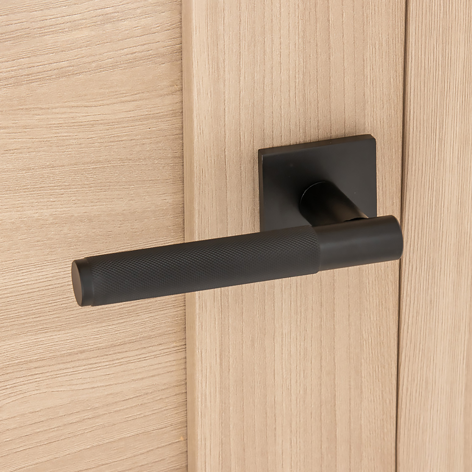 Ручка раздельная ЧЕРНЫЙ матовый H-30148-A-BLM Slim Code Deco *1/18