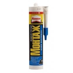 Жидкие гвозди 300 г Момент Монтаж Водостойкий МВ-40, светло-бежевый