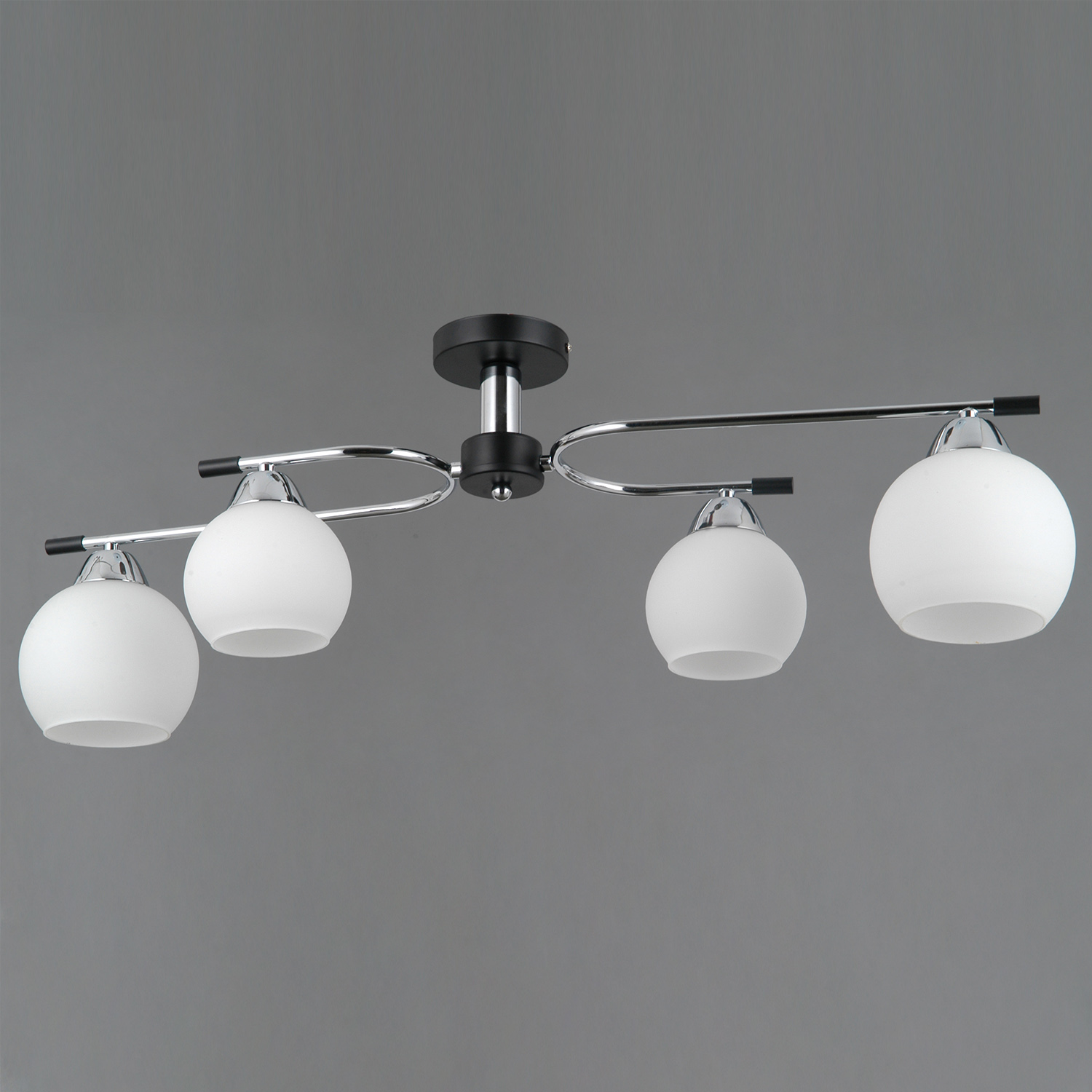 Светильник потолочный IL0638-4CSQ-24 CR BK LIBRA 4*40W E14 S=24м2 *1