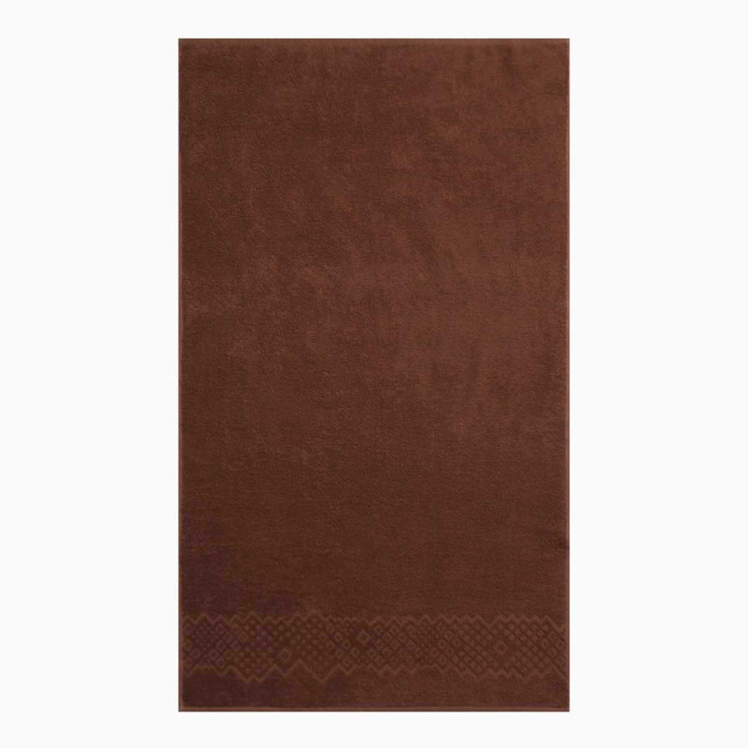 Полотенце махровое 70*130см Flashlights цв. 18-1137 коричневый 295гр/м2 ПТ-3501-05577 *3/15