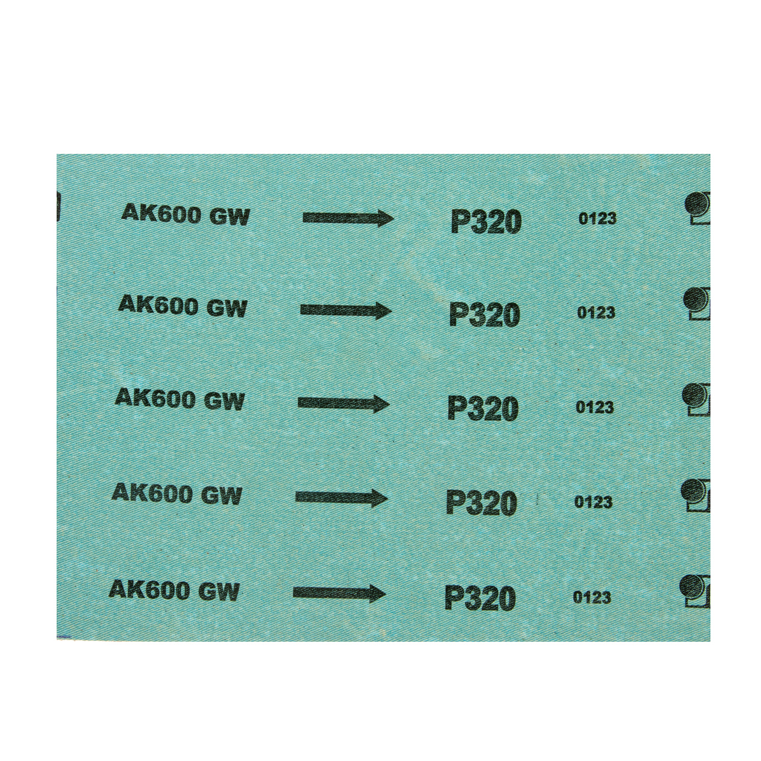 Шлифшкурка зерно P320/50М оксид алюминия водостойкая тканевая 200*250 мм  *1