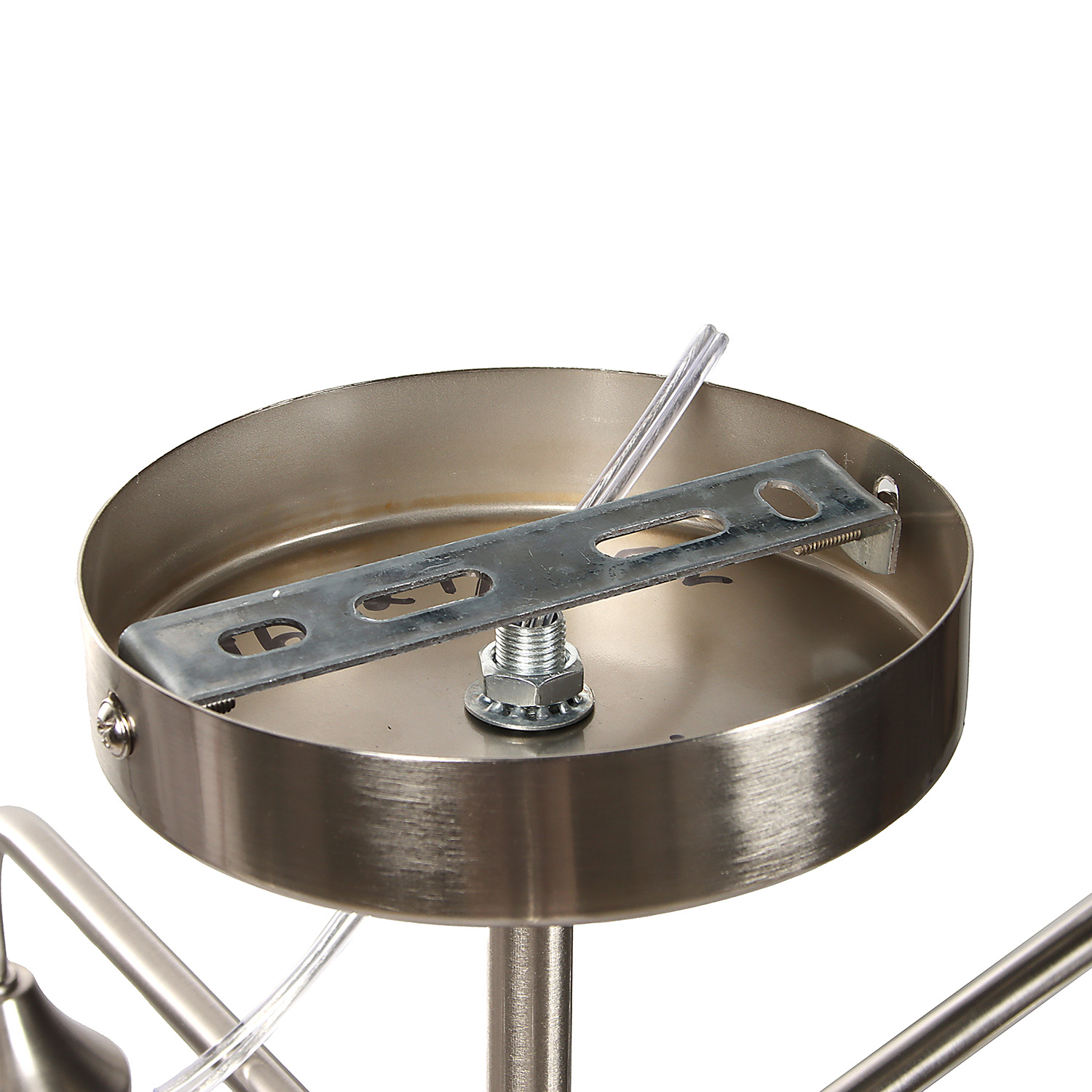 Люстра N6524/5 SL  5*40W E14 220V (d-570; h-400)  VERNER LIGHTING *1