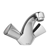 Смеситель для умывальника IDDIS Bounce BOUSB00i01, короткий излив, двухвентильный