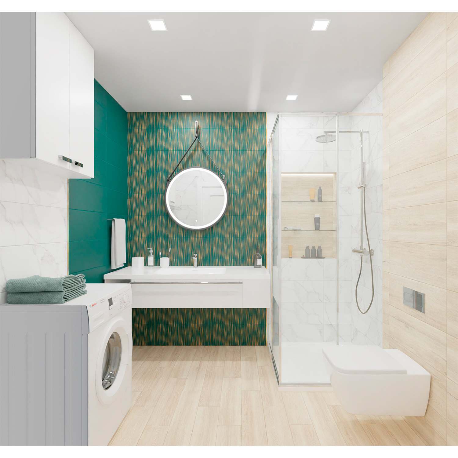 Плитка декоративная Global Tile Concept City colors, 600х230х9 мм, зеленый