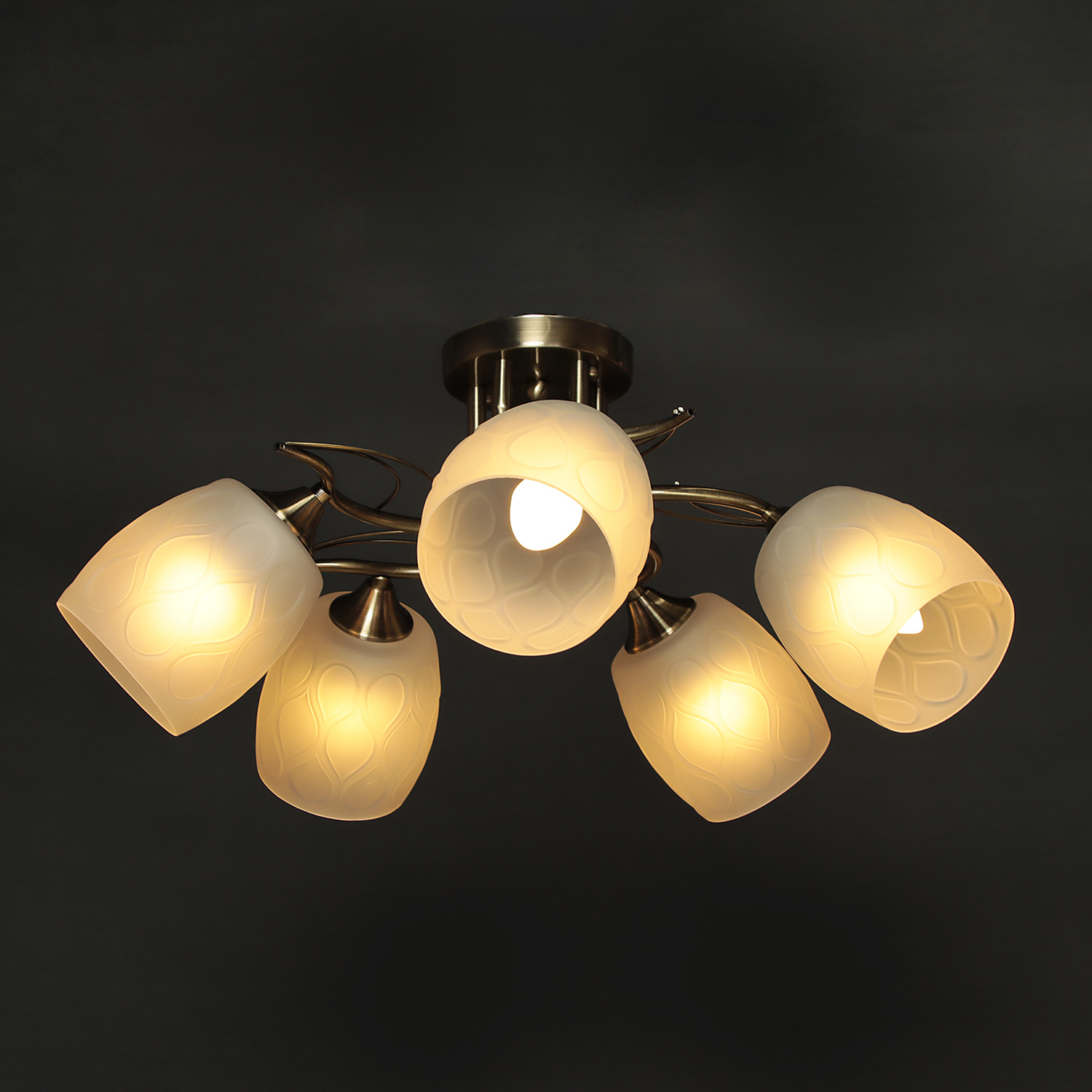 Люстра N5465/5 5*40W E27 (d-560; h-280) VERNER LIGHTING *1