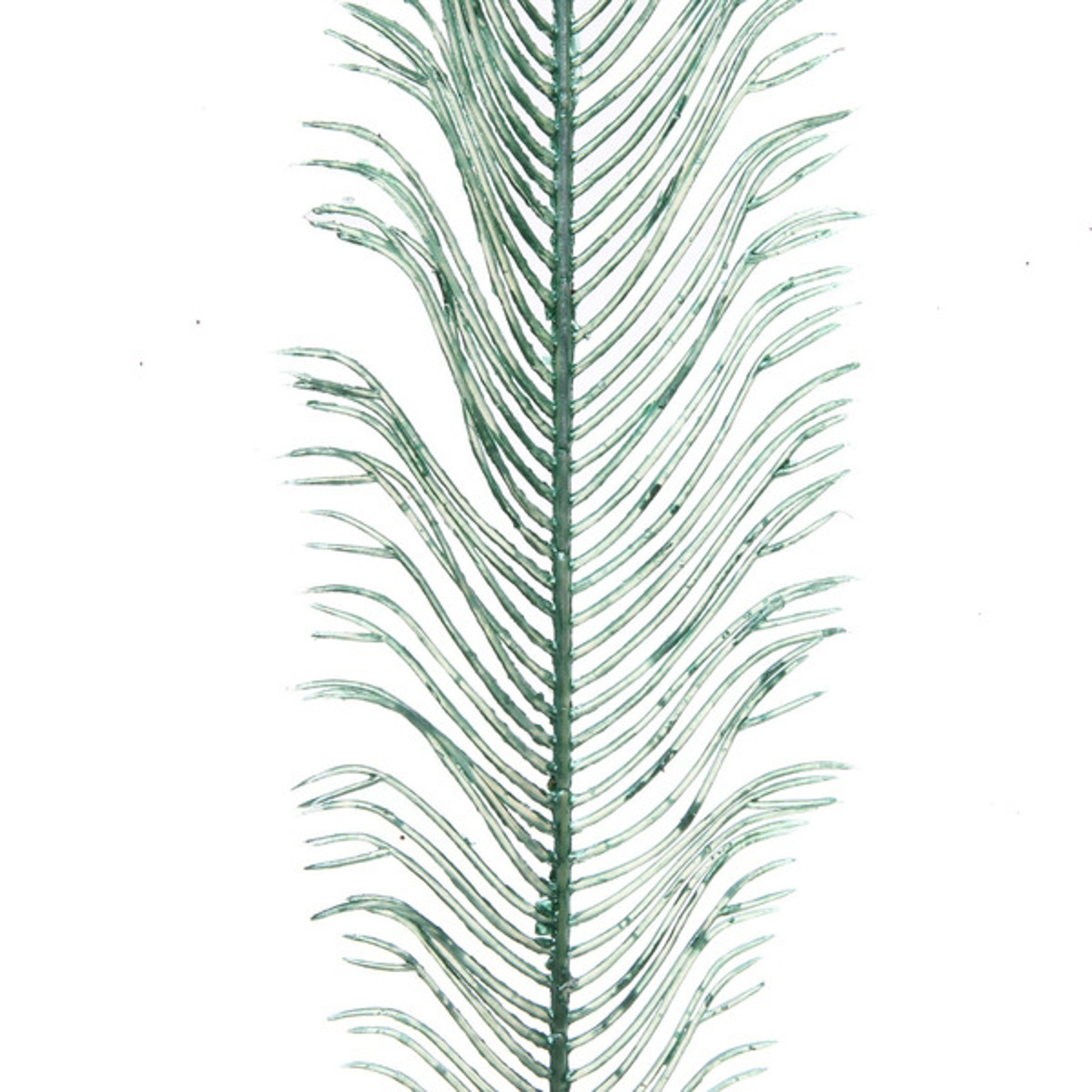 Ветка декоративная "Волшебное перо" 53 см, Нежный зеленый Ветка декоративная "Волшебное перо" 53 см, Нежный зеленый