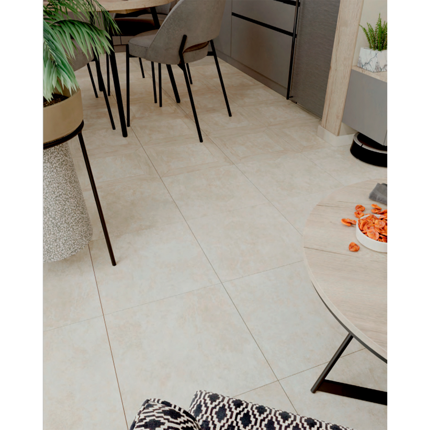 Плитка напольная Urban (G) глаз.серая 418*418*8 (0,175*8=1,40*62=86,8) Березакерамика