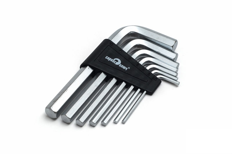 Набор ключей шестигранных 7шт CrV арт.76400 СЕРВИС КЛЮЧ *1/20/80 Набор ключей шестигранных 7шт CrV арт.76400 СЕРВИС КЛЮЧ *1/20/80