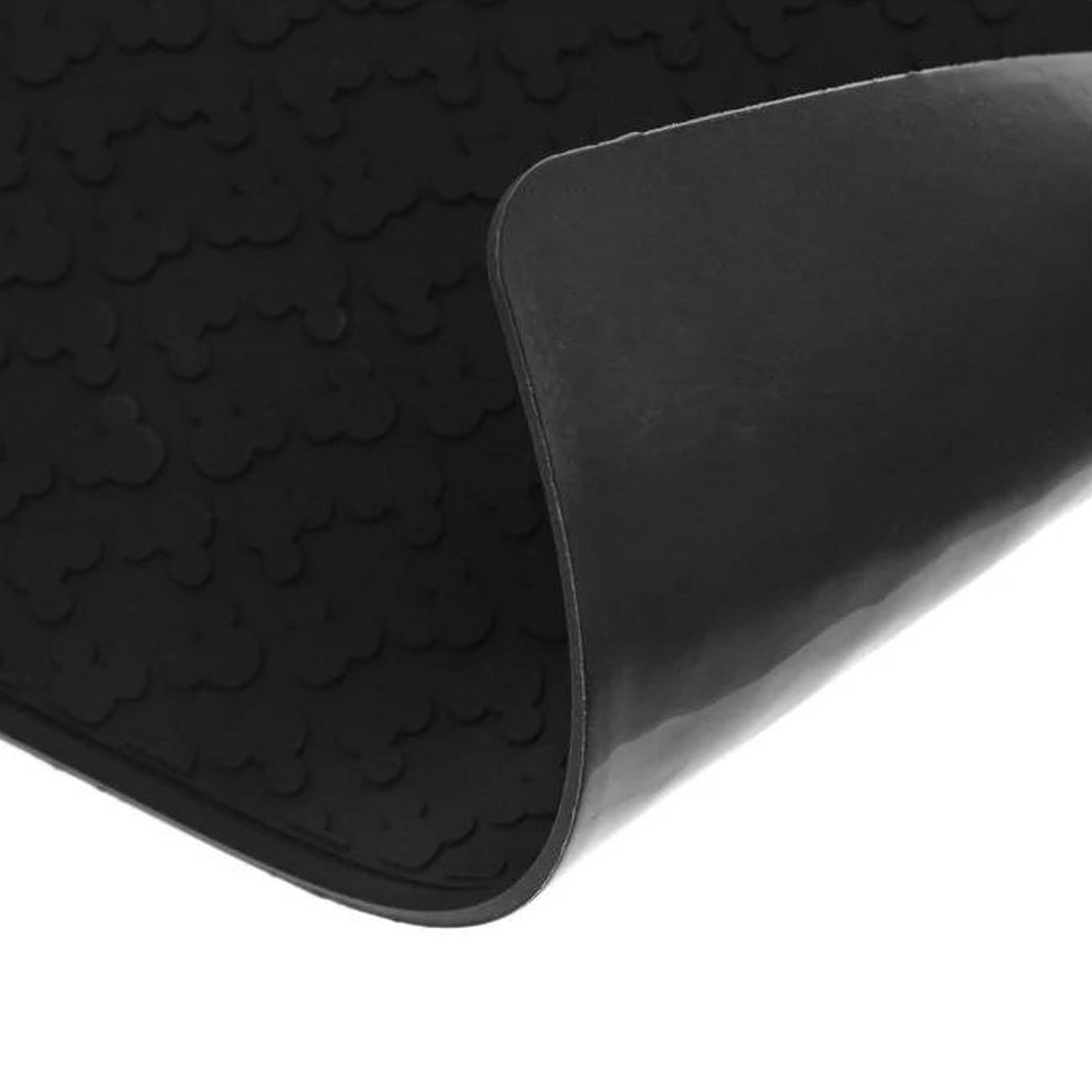 Коврик противоскользящий 20×13 см, пиксели, черный 2831722