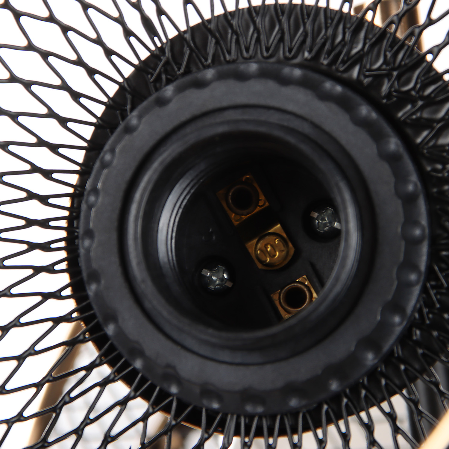 Люстра N6408/5 BK+FGD 5*40W E27 220V (d-600; h-230) VERNER LIGHTING *1