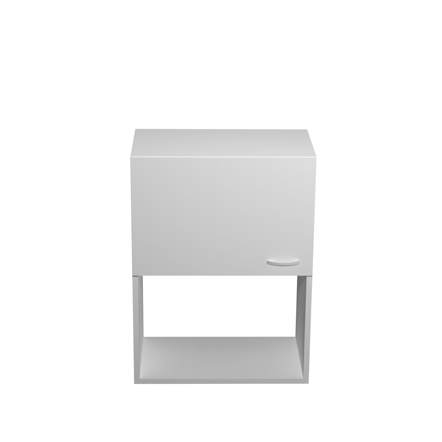 Шкаф навесной 500х676х290 мм BROZEX-WOOD Liberty, с дверцей, белый