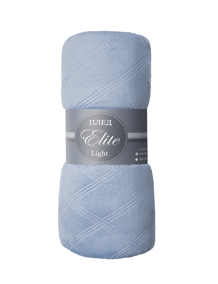 Плед 150*200см фланель клетка серый TF FNEL LTBL1 033/1520 Absolute *1