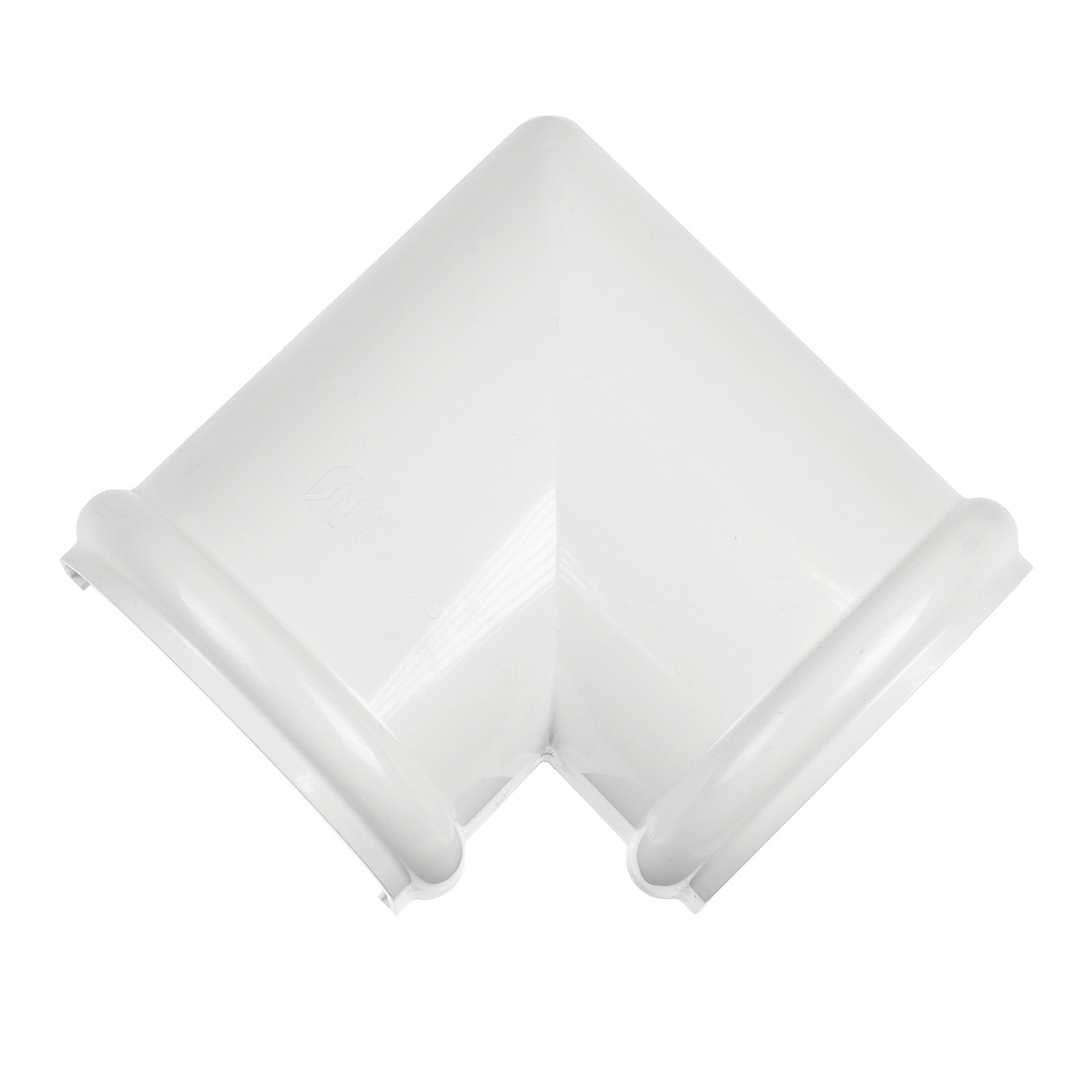 Угол желоба 90° ТехноНиколь, 120 мм, белый