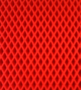 Коврик грязезащитный ЭВА Homester, 68х48 см, ромбы, красный