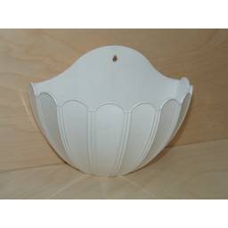 Кашпо пластм. настенное "Хризантема" 2,0л 247х127мм h193мм белое КХН 2 Б (Екатеринбург)  *1/50