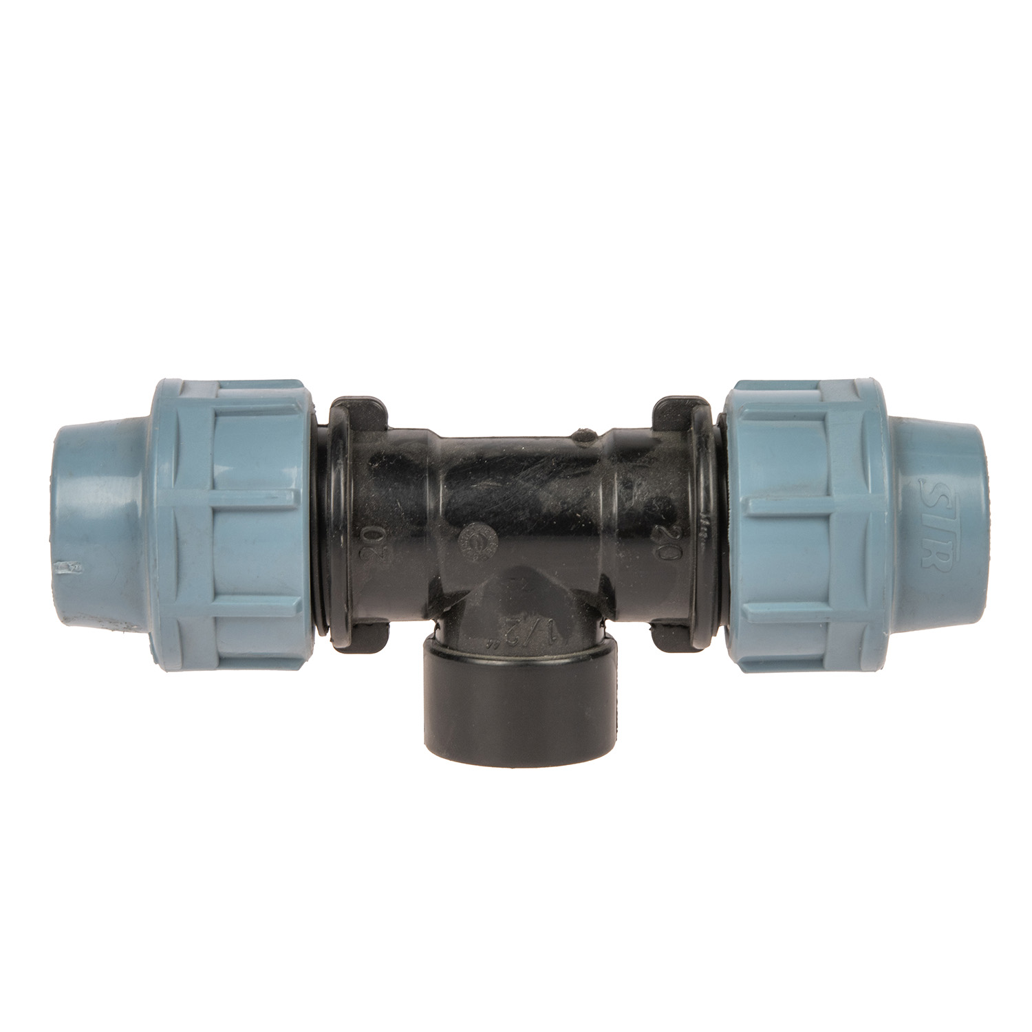 Тройник ПНД компрессия Ø 20х1/2"х20 внутр. резьба *1/60