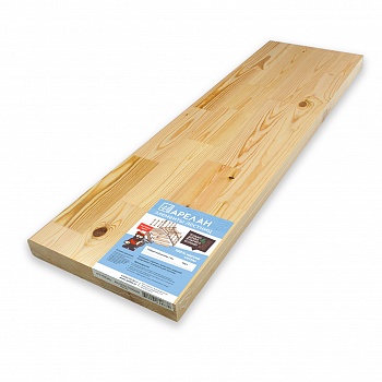 Ступень 4х30х100 см Арелан, сосна, сорт АВ