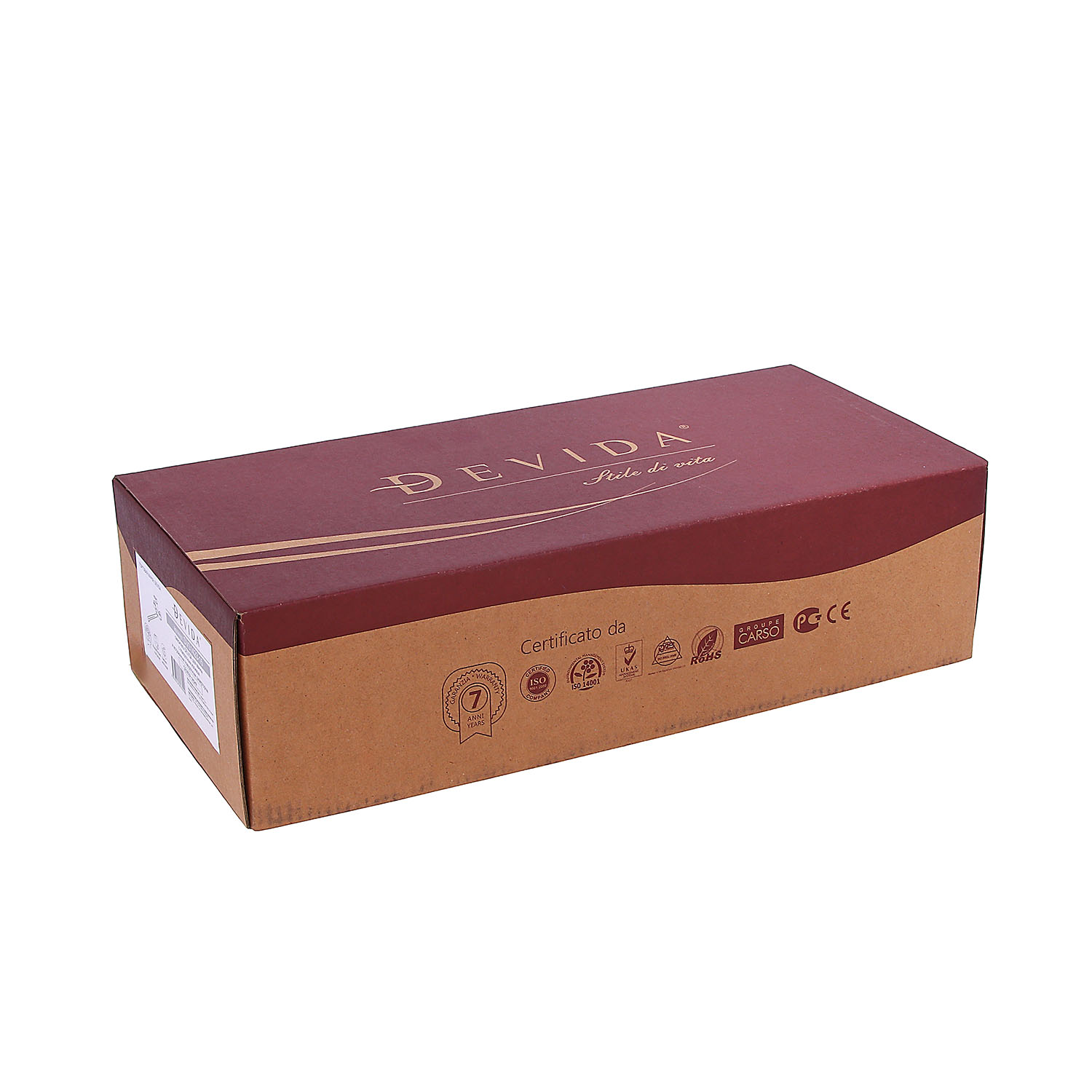 Смеситель д/ванны DEVIDA коллекция GEMMA однорычажный, длинный излив DVS1423-15 *1/10