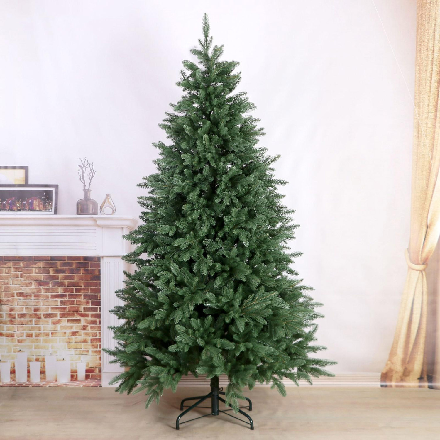 Елка искусственная пластиковая "Самарская" 2,5м литая *1/20