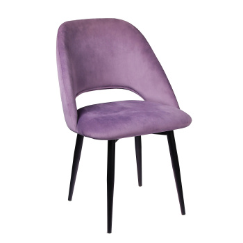 Стул FORPOST Сэнди, 54x90x41 см, велюр конфетти плюм, сиреневый