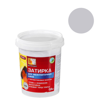 Затирка акриловая для швов 0.8 кг КОЛЛЕКЦИЯ, серый