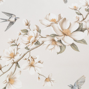 Обои флиз "Палитра" Magnolia (беж.) PL72535-12  1,06*10м *1/8