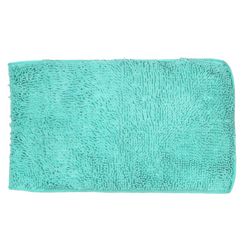 Коврик д/ванной "макароны" (50см х 80см) Бирюзовый *1
