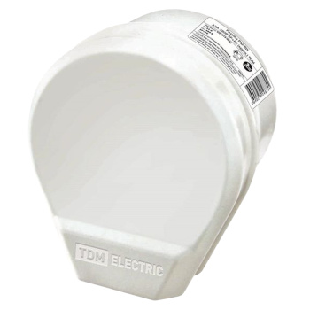 Розетка и вилка 3х- контактные д/электроплит (Белая) РШ/ВШ 32А О/У TDM SQ1812-0003 *1/6/72