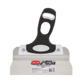 Шпатель фасадный 200мм нержавеющая сталь ручка 2-х компонентная (арт.317-0200) Декор *1/16/80 Шпатель фасадный 200мм нержавеющая сталь ручка 2-х компонентная (арт.317-0200) Декор *1/16/80