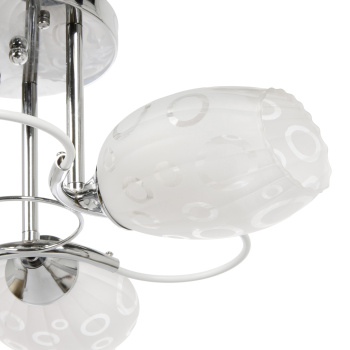 Люстра Verner Lighting N0475/3, 40 Вт, E27, 3 лампы, хром