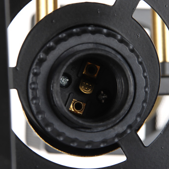 Люстра N6400/2 BK+COP 2*40W E27 220V (l-465; w-155; h-195) VERNER LIGHTING *1