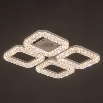 Люстра 09848-0.3-04A WH LED ПДУ+диммер S=14м2 *1