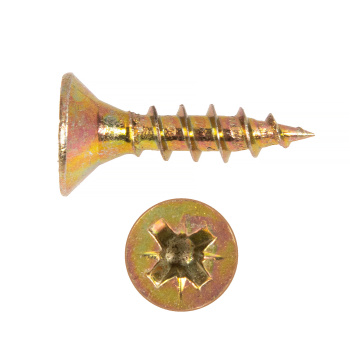 Шурупы жёлтые BROZEX пакет 4*16 (40шт) *10/100