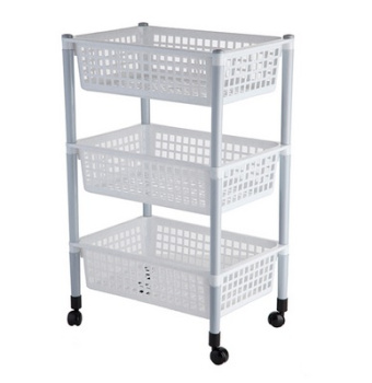 Этажерка пластм. 3 секции-лотка, на колесиках 440х310х700мм арт.960 ("Полимербыт") *1/2 Этажерка пластм. 3 секции-лотка, на колесиках 440х310х700мм арт.960 ("Полимербыт") *1/2