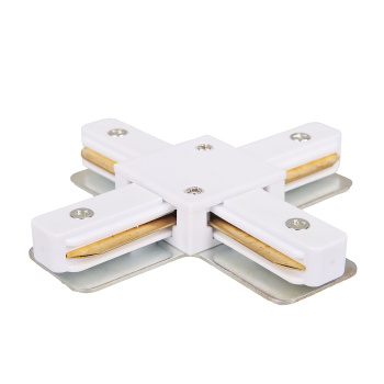 Соединитель для шинопровода Х-образный 1-фазный белый 220В GENERAL G-1-TXT-IP20-B 580931 *1