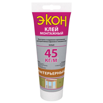 Жидкие гвозди 200 г ЭКОН Интерьерный, белый Жидкие гвозди 200 г ЭКОН Интерьерный, белый